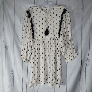 Masai Copenhagen Boho Hippe V-Neck Top/ Mini Dress Size M